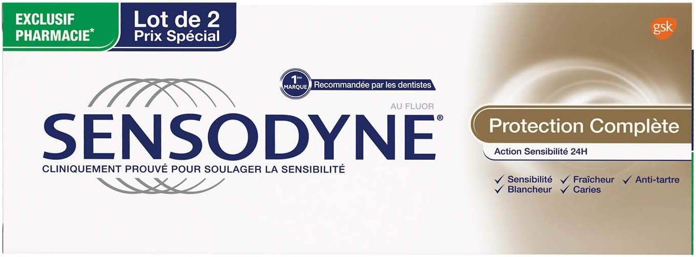 Sensodyne Complete Protection 2 x 75ml, 150 ml (Pack of 1) - Image 5