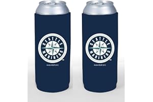 KOLDER MLB Baseball Team Color Logo Tall Boy 24oz Neoprene Can Holder Sleeve Cooler 2-Pack