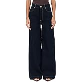 DL1961 Women's Hepburn Wide Leg High Rise Jeans