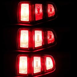 Terisass Car Tail LED Light 3 Step Sequential