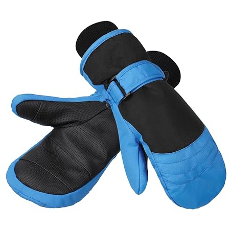 Terra Hiker Fäustlinge Skihandschuhe Kinder, Unisex Winter Handschuhe, Wasserdicht Snowboardhandschuhe, Thermo Warm Kinderhan