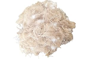 YJJKJ Natural Mixing Nesting Material Pads for Bird Nest, Bird Nest Material, Great for Nest Building and Hideouts, 40g/1.4 oz