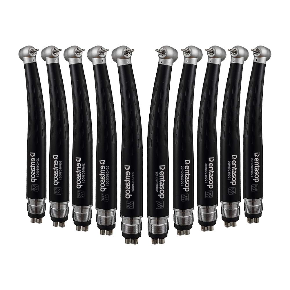 Dentasop Super Dental high-Speed handpiece 10pcs (Black) 4 Holes: Industrial & Scientific