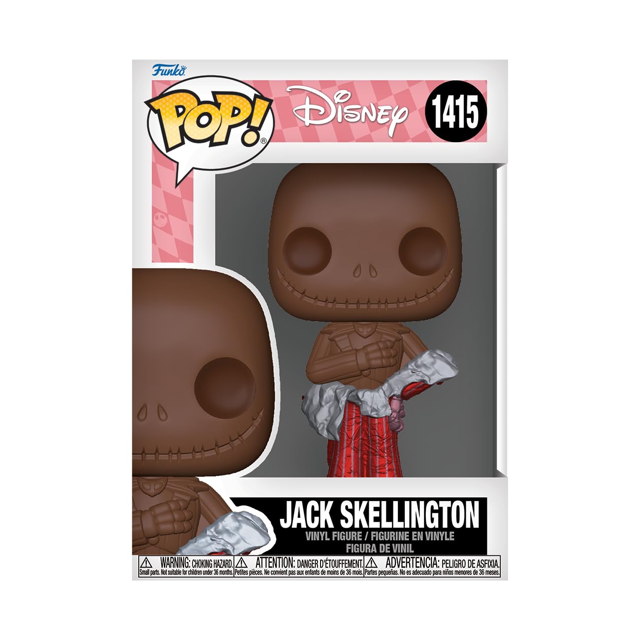 Funko POP! Disney: the Nightmare Before Christmas - Jack Skellington - (Val Choc) - Collectable Vinyl Figure - Gift Idea - Official Merchandise - Toys for Kids & Adults - Movies Fans