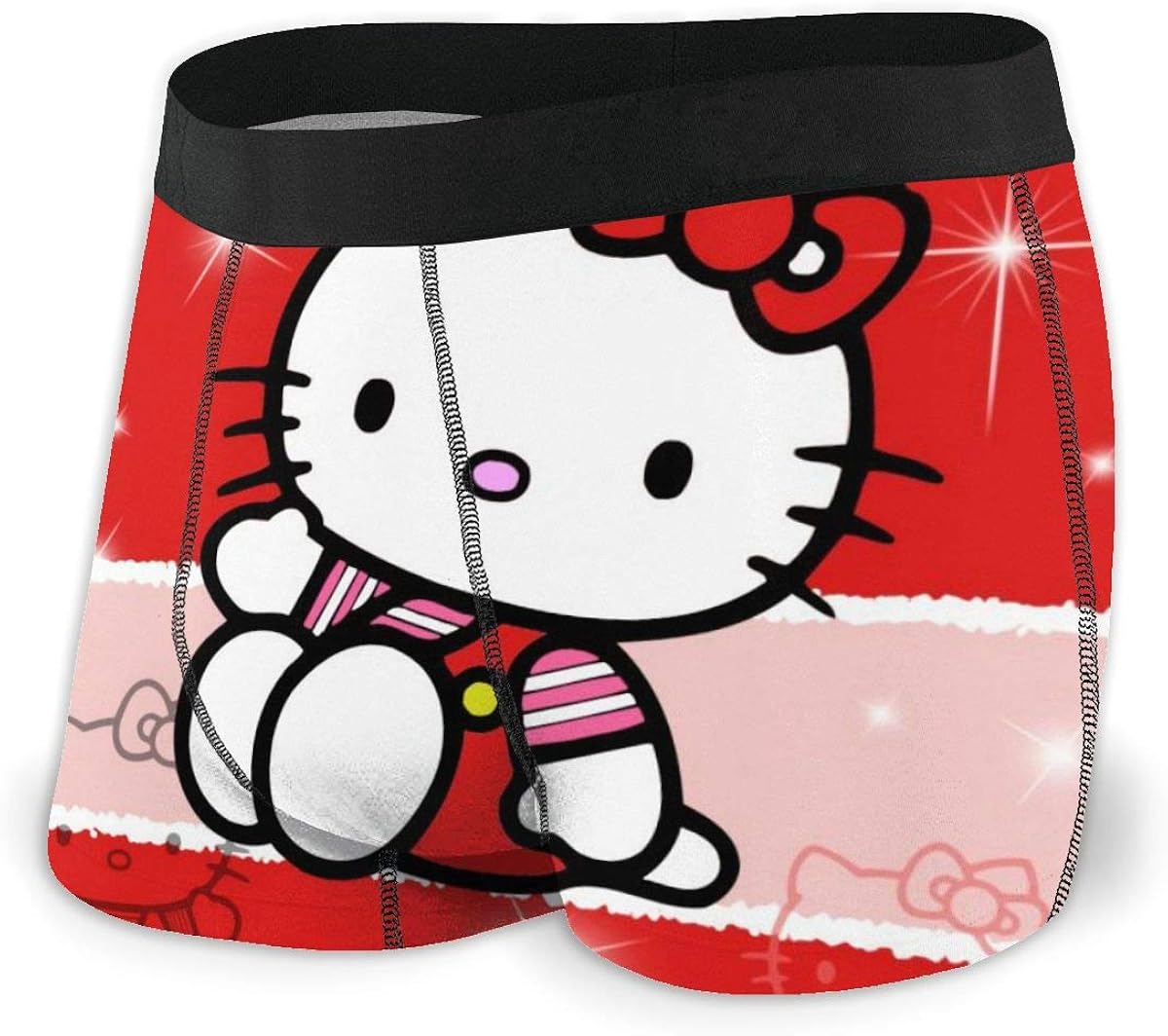 Calzoncillos tipo bóxer de Hello Kitty con diseño de gato rojo para ...