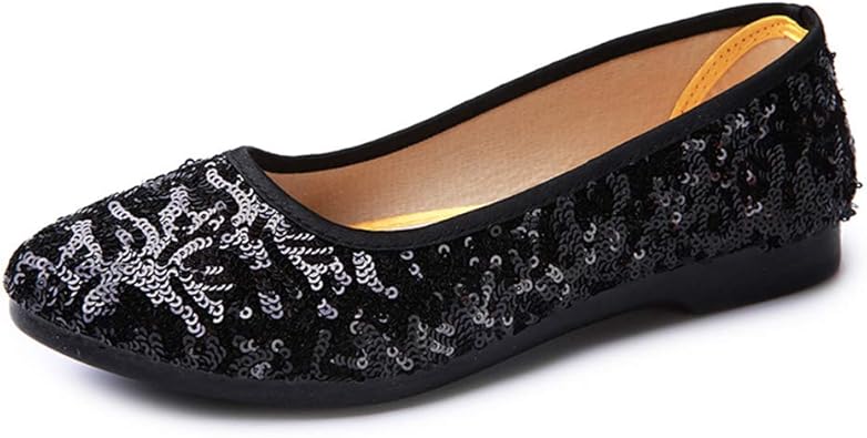 black flats with bling