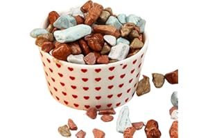 NAKAZAWA 500g Delicious Chocolate Flavoured Stone Candy, Mix, Pebble Shape Candy
