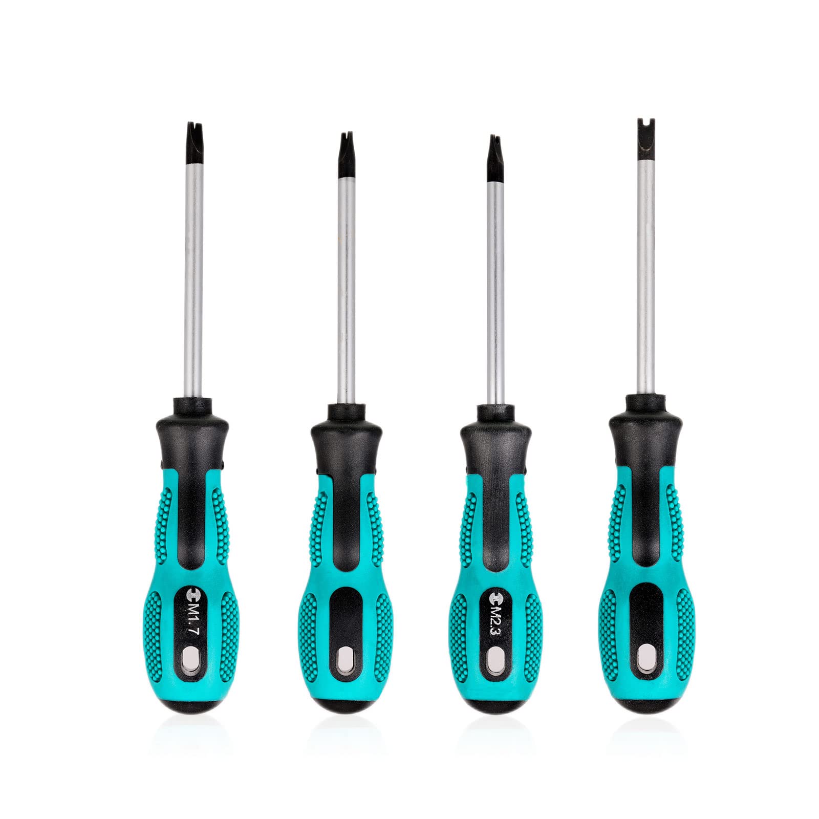 U Fork Screwdriver, 4Pcs Precision Screw Drivers Set, Multifunctional Magnetic Chrome Vanadium Steel Hand Screw Drivers Anti-Slip Screwdriver Hand Repair Tool