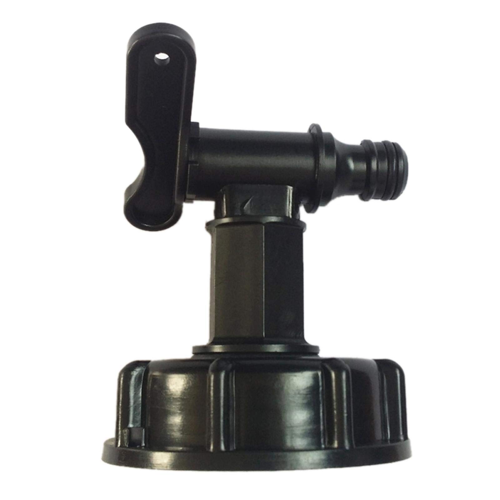 Sue-Supply Water tank hose connection tank adapter tank adapter for home garden, thread connection, water tank drain adapter, barrel cylinder valve adapter nozzle