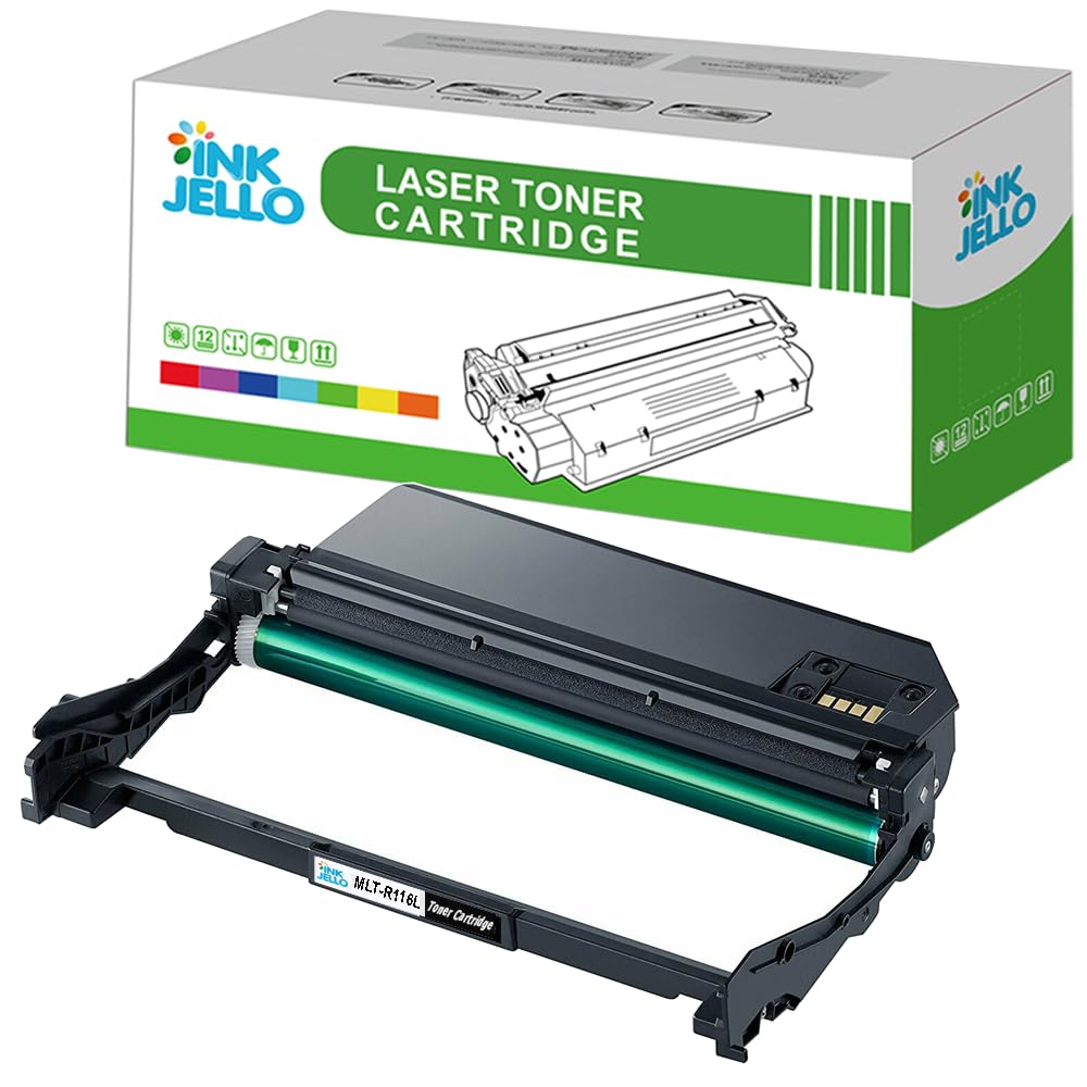 InkJello Toner Cartridge For Printer, Compatibile with Samsung Xpress M2625 M2625D M2675FN M2825DW M2825ND M2835DW M2875FD M2875FW M2885FW SL-M2825ND SL-M2835DW DR116L (Single-Pack)