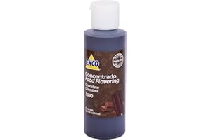 ENCO Flavoring 4.05 fl.oz (120ml) for ice cream, popsicles, aguas frescas, jellies, and more (adds flavor and color) (Chocolate)