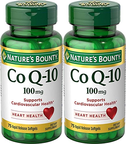 Nature's Bounty Co Q-10 100 mg Softgels 75 ea (Pack of 2) Nature's Bounty Co Q-10 100 mg Softgels 75 ea (Pack of 2)