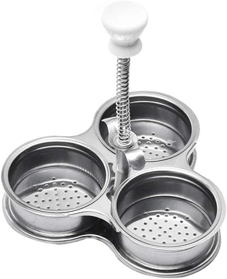Stainless Steel Poached Egg Maker Egg Cooker Microwave Egg Poachers Cooker Boiled