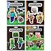 JINX Minecraft Sticker Party Pack (Steve Pets, Baby Animals, Mob Nether, Mob Caves), 17 Stickers