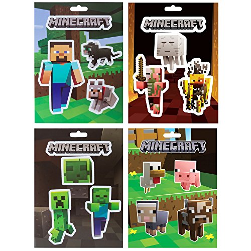 Minecraft Sticker Party Pack (Steve Pets, Bab…