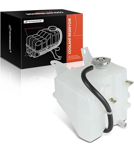 ZUVELLO 603-5211 Coolant Reservoir Tank With Cap & Hose For 1999-2004 Sterling Truck