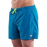 Third Wave Premium Swim Trunks - Men's 5 Inch Inseam Quick Dry Swim Shorts for Beach and Swimming