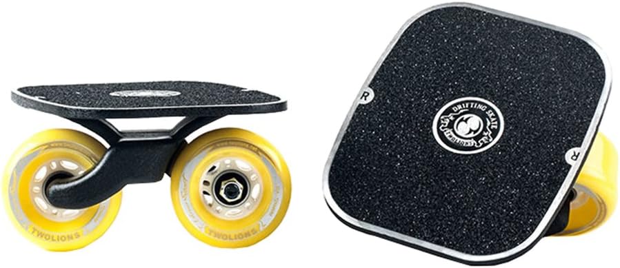 TWOLIONS Drift Skate Plates With High Quality Pu Wheels Abec-7 Bearings Required More Skills