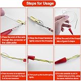 WENRERO 15M Nylon Cable Running Puller Rods Electrical Wire Threader 3mm Fish view 5