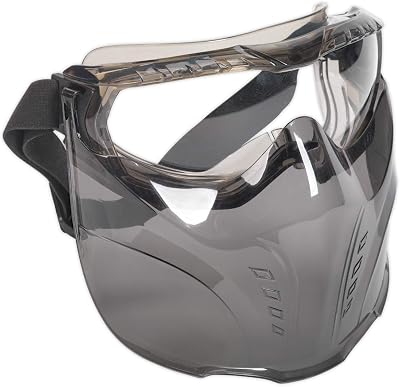 Sealey SSP76 Safety Goggles with Detachable Face Shield Polycarbonate