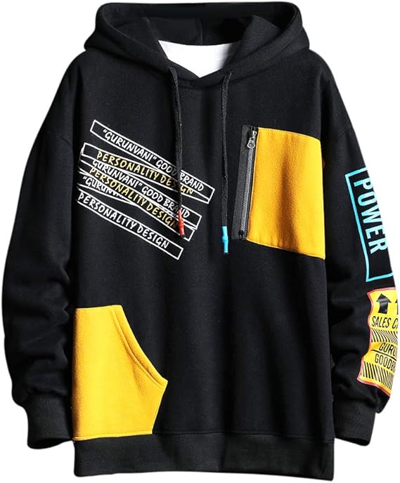 color block fleece pullover