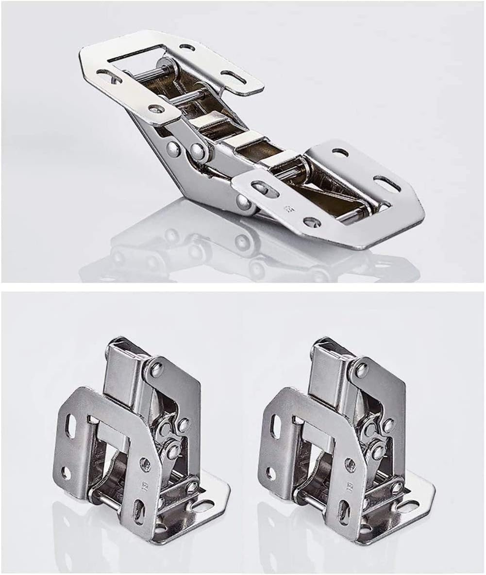 Cerniera In Metallo Regolabile, Cerniera A Scomparsa Battente A 180 - Foto 3