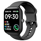 TOOBUR Smart Watch for Men Women Alexa Built-in, 1.95" Fitness Tracker with Answer/Make Calls, IP68 Waterproof/Heart Rate/Sleep Tracker/100 Sports, Fitness Watch Compatible Android iOS