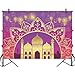 Allenjoy 7x5ft Ramadan Arabian Nights Moroccan Party Photography Backdrop Magic Genie Gold Palace Happy Birthday Sweet 16 Background Indian Bollywood Portrait Newborn Baby Shower Decors Photo Booth