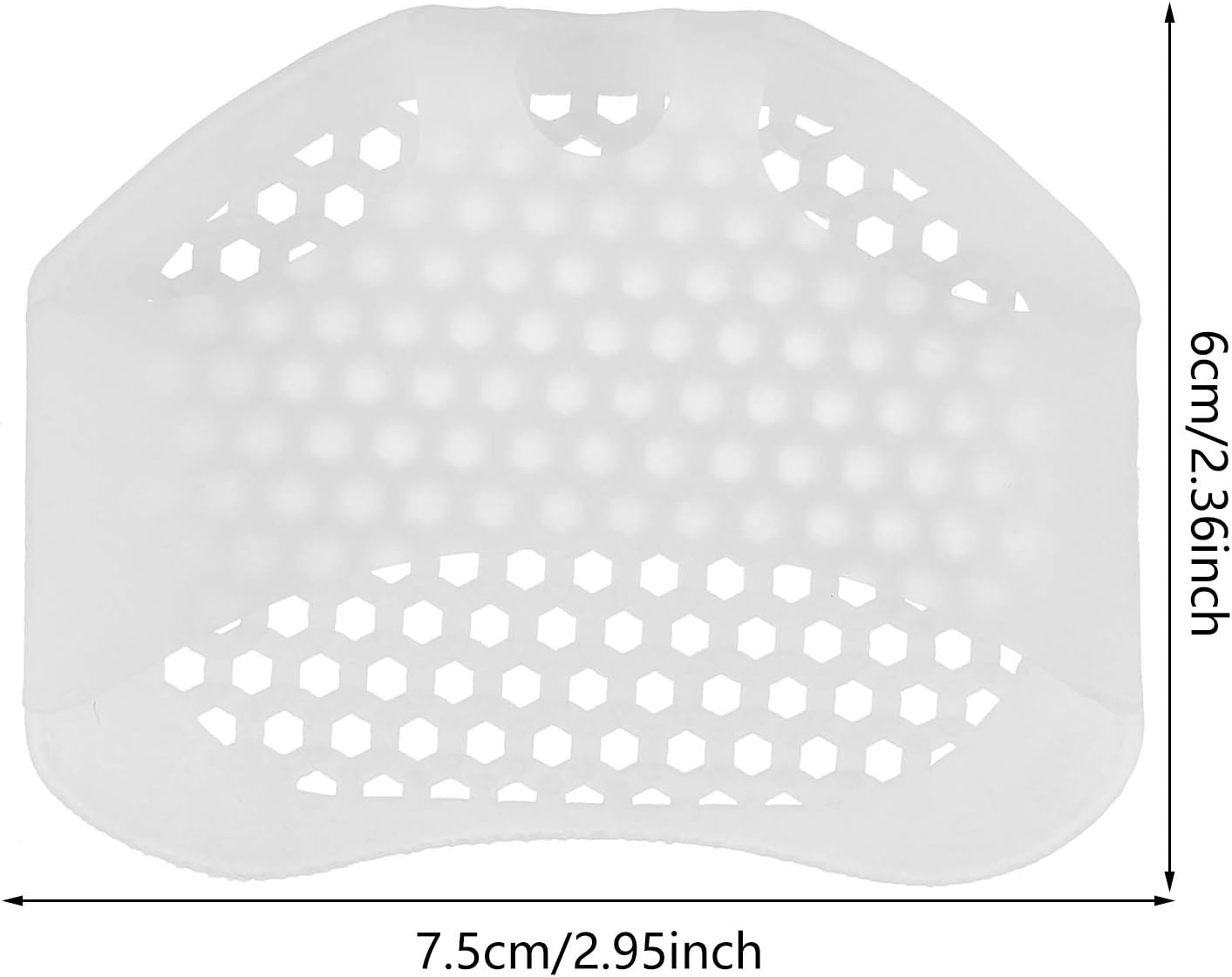 Hippie Soul 12 Pairs Ball of Foot Cushions Silicone Metatarsal Pads Honeycomb Forefoot Pad Soft Gel Foot Cushion for Reducing Forefoot Pain Callus Blisters: Health & Personal Care