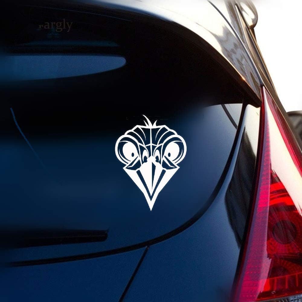 Amazon 車のラップトップの窓のステッカーのための10 2cm 13 9cmおかしい鳥の頭蓋骨の表面車のステッカーのステッカー 車 バイク 車 バイク