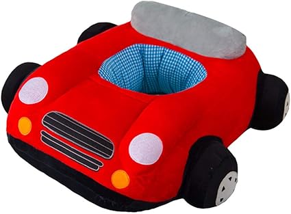Amazon Cxyp ベビーソファー ソフトチェア 車 ふわふわ カワイイ お座り練習チェア 安定感 キッズソファー ベビー家具 男女兼用 ４ヶ月 3歳 70 50cm レッド ベビーソファ ベビー マタニティ 通販