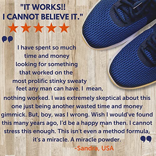 Gran's Remedy Natural Shoe Deodorizer and Foot Odor Eliminator Powder