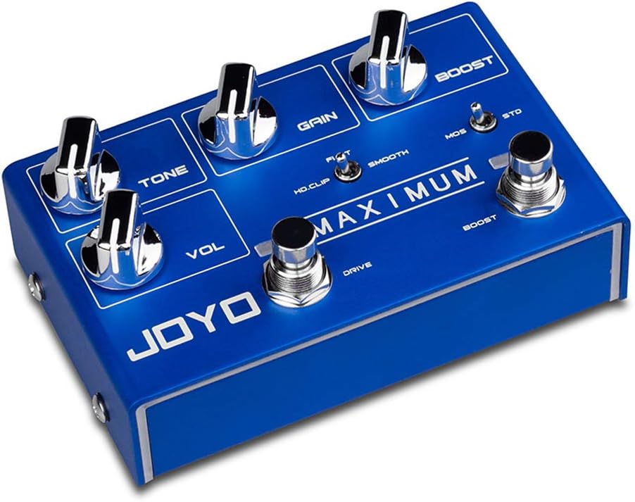 JOYO R05 Maximum Overdrive Pedal Effect with Drive Boost Dual Channel