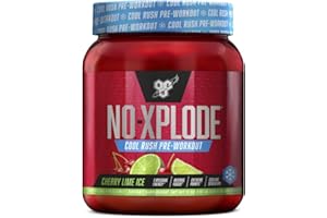 BSN N.O.-XPLODE Cool Rush Pre Workout Powder, Preworkout Energy Supplement for Men and Women with Creatine and Beta-Alanine, Cherry Lime Ice, 30 Servings, 1.2 Pound (Packaging May Vary)