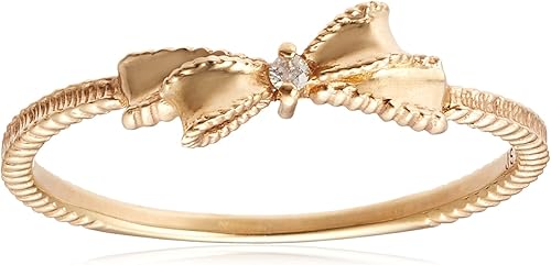 Amazon ジルスチュアート Jillstuart K10yg ダイヤモンド リボン リング Jggryg 日本サイズ9号 リング 通販