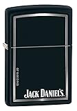 Zippo Jack Daniel's Logo Pocket Lighter, Black Matte