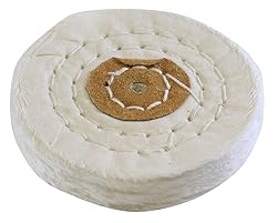 DYNAMIC (2 Pack) 3" (7.6 cm) White Cotton Buff