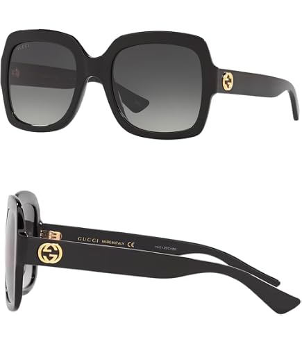 Amazon.com: Gucci - GG0077SK-003 Sunglass ACETATE : Clothing