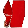 CZBYXA12 Red Bottom Shoe Protector Compatible with Christian Louboutin Shoes,Self-Adhesive Sole Guard to Protect & Restore Shoe Bottoms,Anti-Slip,Restores & Protects Red Soles(6"x4.5" 4Pcs)