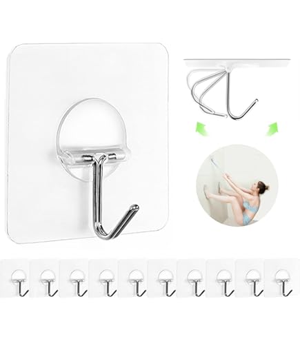 Powerstrips Self-Adhesive Hook L Metal Oval