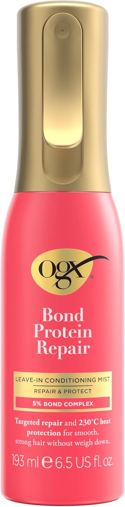 OGX Bond Protein Repair Leave-In Mist 193ml Heat Protect 230C