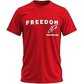 Freedom Shirt – Simple Freedom Text T Shirt for Men & Women Patriotic Men's Tshirts Graphic Tee