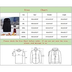 QWENTMTNTY Mens Outerwear Puffer Vests Casual
