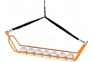 LONGRIDGE Search 'N Rescue Stretcher Golf Ball Retriever, Orange/Black, 35-Feet