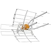 Televes 148883 Ellipse Mix Outdoor HDTV Antenna - Channels High-VHF/UHF, LTE/5G Filter