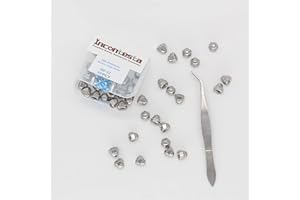 50pcs 8#-32 Acorn Cap Nuts, INCONTESTA 304 Stainless Steel Hex Acorn Cap Nut, Decorative Round Head Cover Dome Nuts