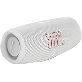 JBL CHARGE 5 - Portable Waterproof (IP67) Bluetooth Speaker with Powerbank USB Charge out, 20 hours playtime, JBL Partyboost (White)