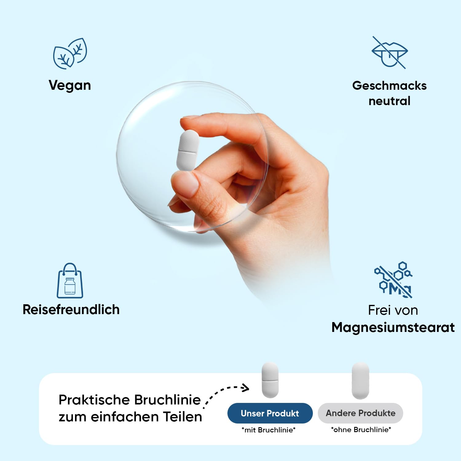Creatin Monohydrat Tabletten - 3000mg pro Portion - Laborgeprüft - 270 Kreatin Vegan Tablets - 3 Monate Vorrat - Creatine - 3 Kreatin Monohydrat Tabletten pro Tag - Glutenfrei - WeightWorld 9