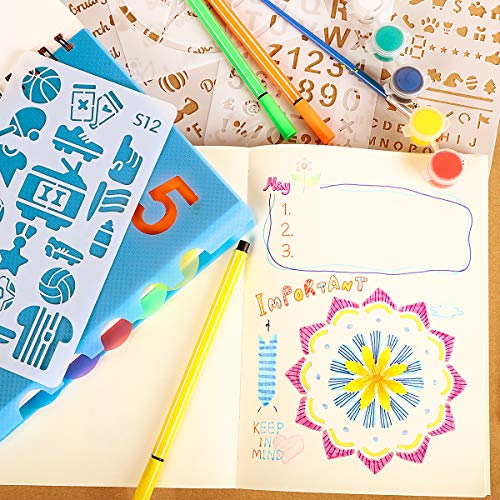 5 5ARTH+Journal+Stencils+Set+Templates