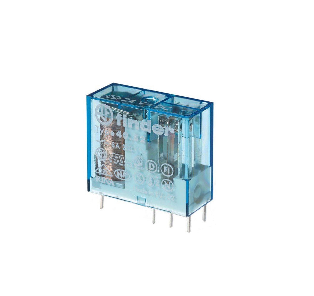 FINDER 40.52.7.024.0000 Plug-in Relay, 8 AMP, Agni